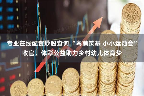 专业在线配资炒股查询 “粤萌筑基 小小运动会”收官，体彩公益助力乡村幼儿体育梦